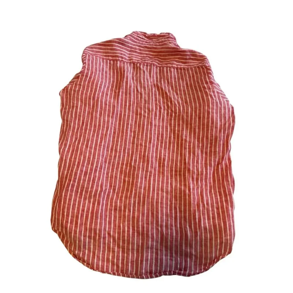 Frank & Eileen size XS oversized Eileen linen stripe button up - EUC - Picture 3 of 6